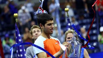 Carlos Alcaraz beat Norwegian Casper Ruud in the US Open final. It was Alcaraz’s first Grand Slam victory and earned him the top spot in the ATP rankings.