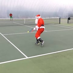 Quema los excesos de Navidad en una pista de tenis