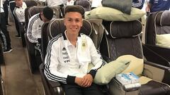 Nehu&eacute;n P&eacute;rez, jugador del Atl&eacute;tico, est&aacute; con Argentina Sub-20