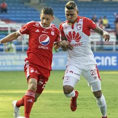 América cede puntos en su estadio contra Santa Fe