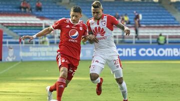 América cede puntos en su estadio contra Santa Fe