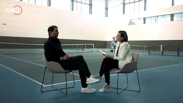 Rafa Nadal, con Ana Pastor.