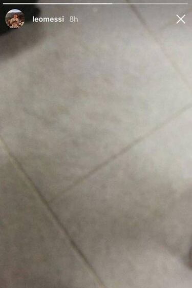 Messi deja claro con una foto que Instagram no es lo suyo