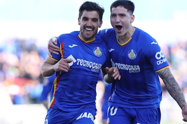 Milla marca el rirmo de un Getafe en crecimiento