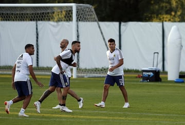 Entrenamiento de Argentina pensando en Croacia