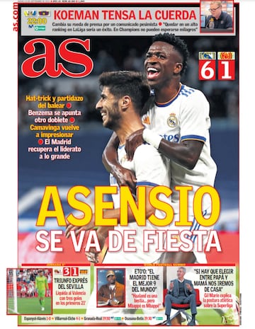 Las portadas de AS de septiembre