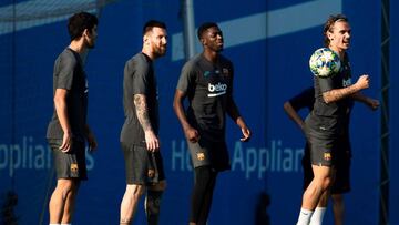 Messi y Dembélé vuelven a la lista para el partido ante el Inter.