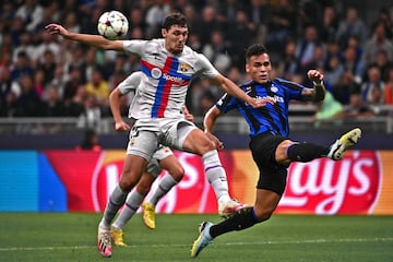 Andreas Christensen y Lautaro Martínez.