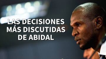 Movimientos sin margen, decisiones discutidas, vaivenes... Los errores que se?alan a Abidal