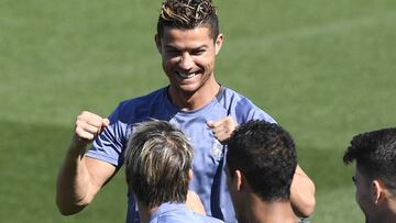 09/05/17 ENTRENAMIENTO REAL MADRID PREVIO SEMIFINAL CHAMPIONS
CRISTIANO RONALDO