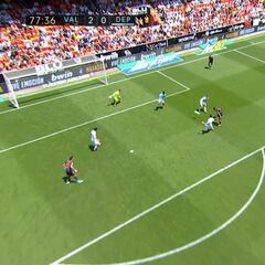 ¿Último gol de Guedes con el Valencia? La definición es soberbia