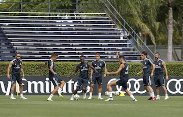 Odriozola, Vinicius, Isco, Carvajal and Ceballos.