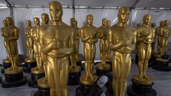 How many nominations does each film have at the 2024 Oscars and which is the most nominated?