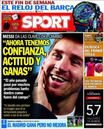 Portadas de la prensa deportiva