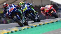 Yamaha: satisfecha con los resultados de Maverick y Rossi