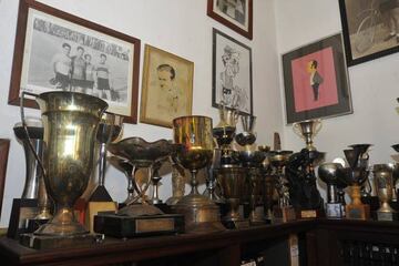 Algunos trofeos.