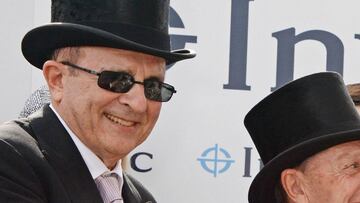 Michael Tabor en el hipódromo de Ascot.