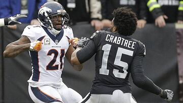 Reducen a un partido la sanción de Michael Crabtree y Aqib Talib