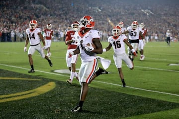 Las mejores imágenes del Rose Bowl y la victoria de Georgia