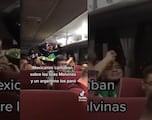¡Indignante! Mexicanos se burlan de las Malvinas con cántico y argentino se para a callarlos