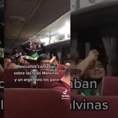 ¡Indignante! Mexicanos se burlan de las Malvinas con cántico y argentino se para a callarlos