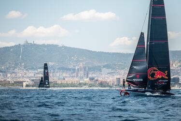 American Magic se estrena en el campo de regatas de Barcelona