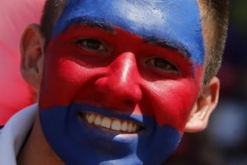 El espectacular ambiente en las tribunas del Nacional