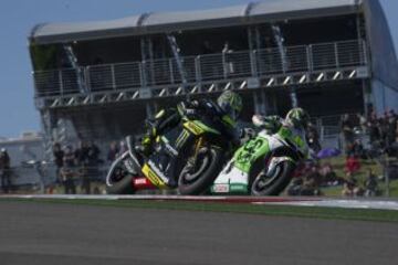 MotoGP. Crutchlow y Bautista consiguieron el cuarto y séptimo puesto.