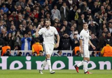 Benzema marcó el 2-0 a pase de James.
