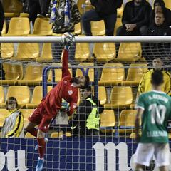 El Alcorcón pendiente de la portería