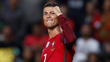 Cristiano con Portugal. 