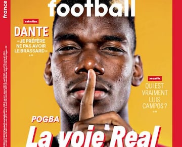 France Football 'pone' a Pogba en el Real Madrid este verano.