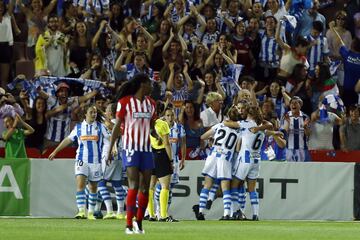 Nahikari adelant¨® a la Real Sociedad. 1-2.