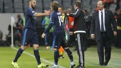 Karim Benzema no digiere las rotaciones de Rafa Benítez