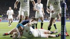 Inglaterra se coloca líder pese al susto que le dio Escocia