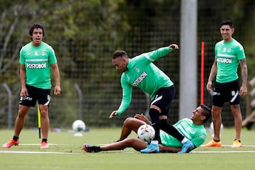 El cuadro verdolaga sigue entrenando para preparar el clásico del fin de semana ante América de Cali en el Estadio Atanasio Girardot.