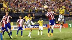En la fase de grupos, Paraguay y Colombia empataron 1-1.