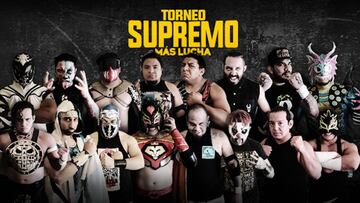 Cartel promocional del Torneo Supremo de Más Lucha.