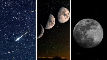 Eventos astronómicos de octubre 2024: fases lunares, Luna llena de Cazador y lluvia de estrellas