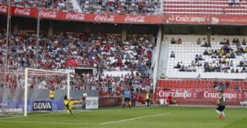 Sergio García marca el 2-1 de penalti. 