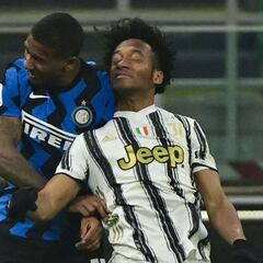 Cristiano y Cuadrado, figuras en triunfo de Juventus ante Inter