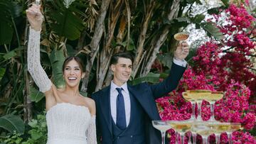 La boda de Kepa Arrizabalaga y Andrea Martínez: con Nicky Jam y muchos futbolistas