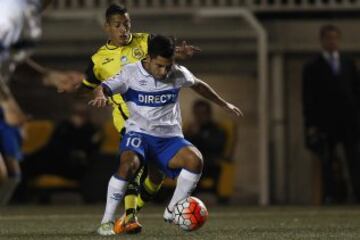 San Luis y Universidad Católica se enfrentaron en la cancha del Lucio Fariña de Quillota. 