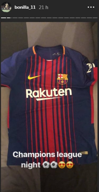 Nelson Bonilla disfrutó el Clásico español en el Camp Nou