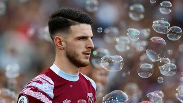 Millonaria oferta del Arsenal para ganarle a Declan Rice al Manchester City