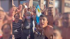 ¡Ya es un talismán! La ‘Abuela’ vuelve a festejar el triunfo de Argentina ante Croacia
