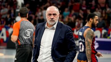 Pablo Laso tras la derrota del domingo.