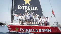 El Estrella Damm celebra la victoria en la Copa del Rey.