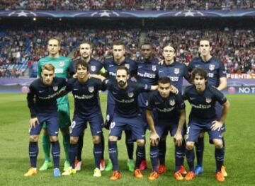 Once inicial del Atlético de Madrid 