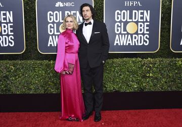 Adam Driver y Joanne Tucker.